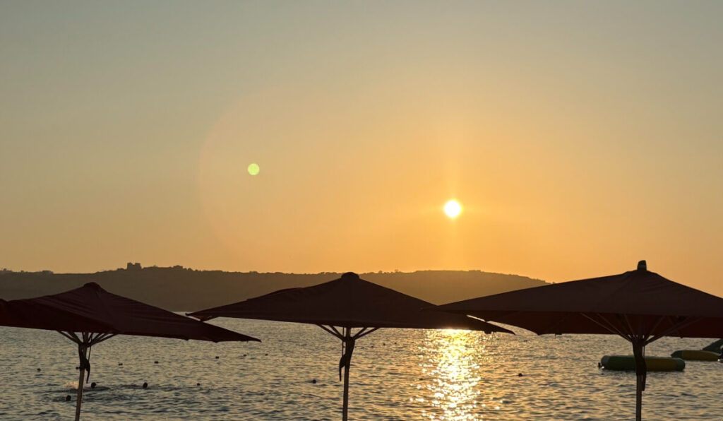 A sunset at St Pauls Bay, Malta