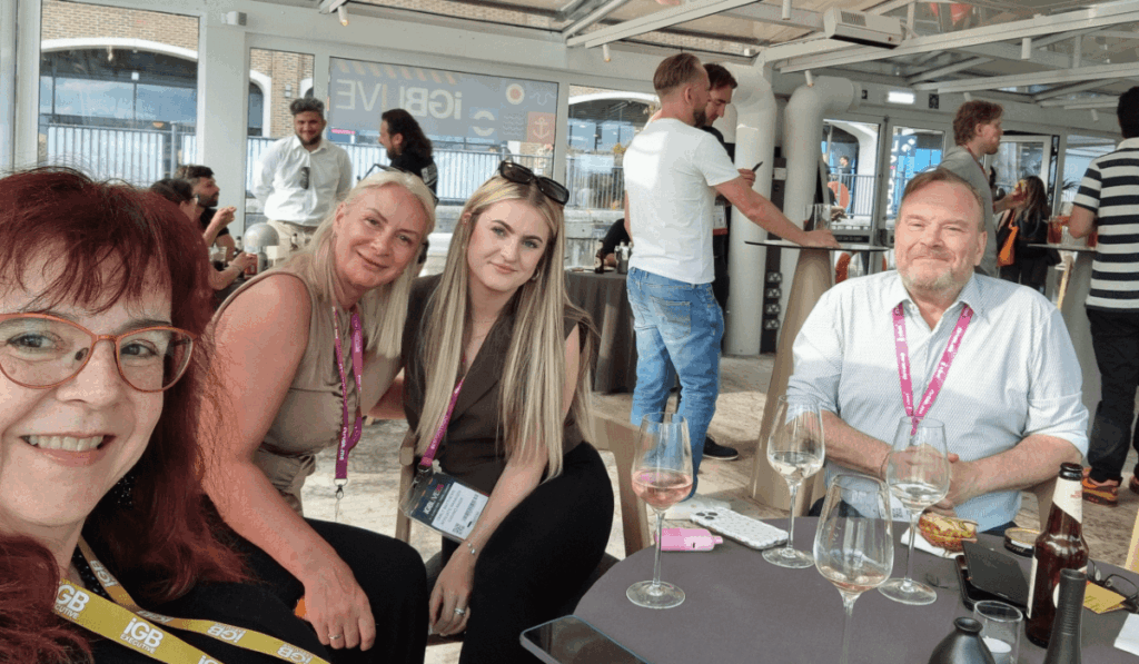 Sue Dawson and others on the iGB Oasis boat, July 2025